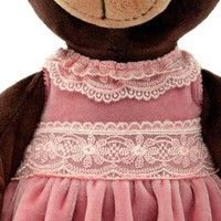 Мишка Orange Milk 25 см в розовом платье M5043/25